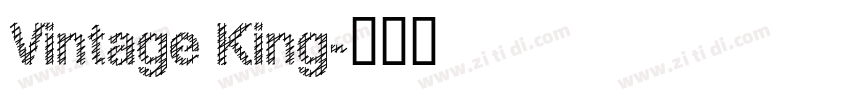 Vintage King字体转换